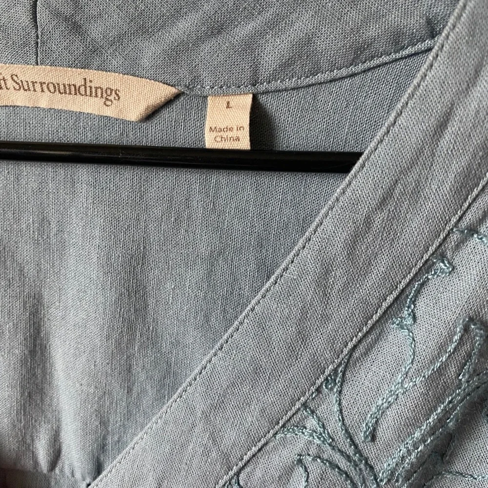 Soft Surroundings embroidered tunic